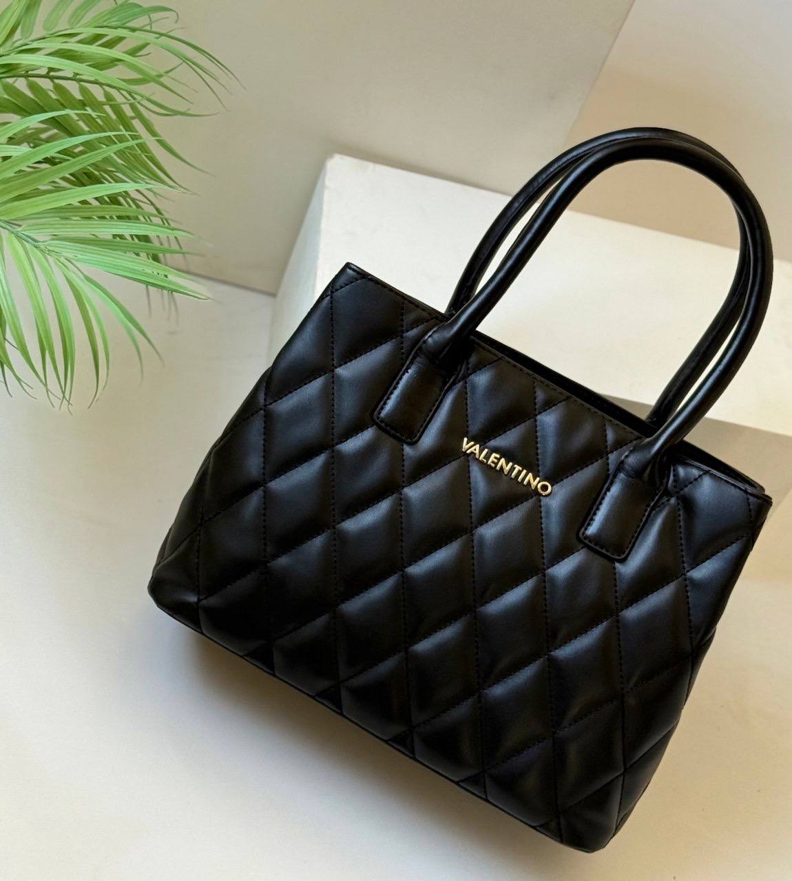 Valentino Bags Ocarina Diamond Quilt Tote
