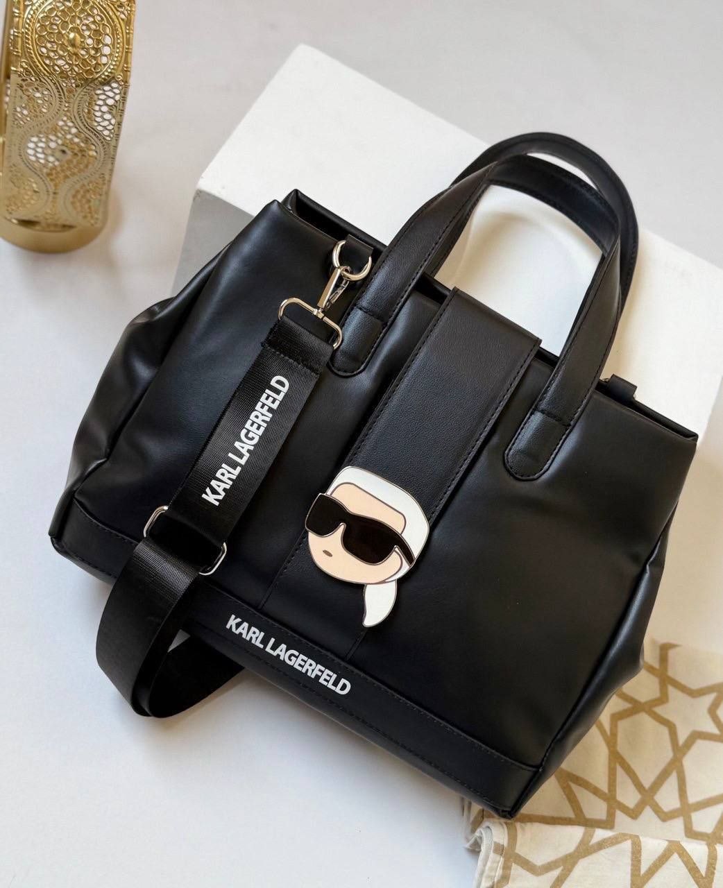 Karl Lagerfeld K/Ikonik Tote Bag