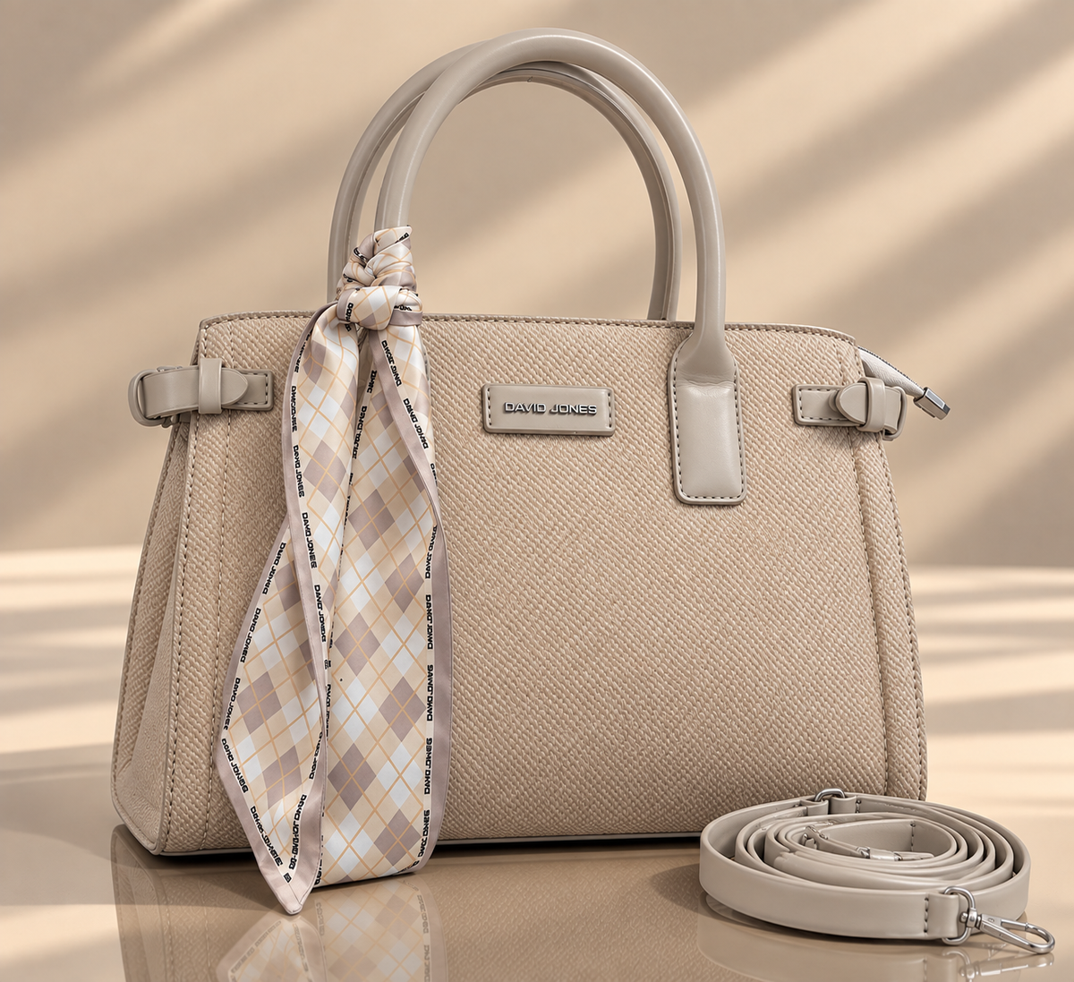 David Jones Structured Handbag