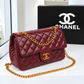 Chanel Quilted Flap Bag with Gold-Tone Chain