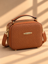 SWEET HEART Ribbed Crossbody Bag