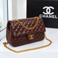 Chanel Quilted Flap Bag with Gold-Tone Chain