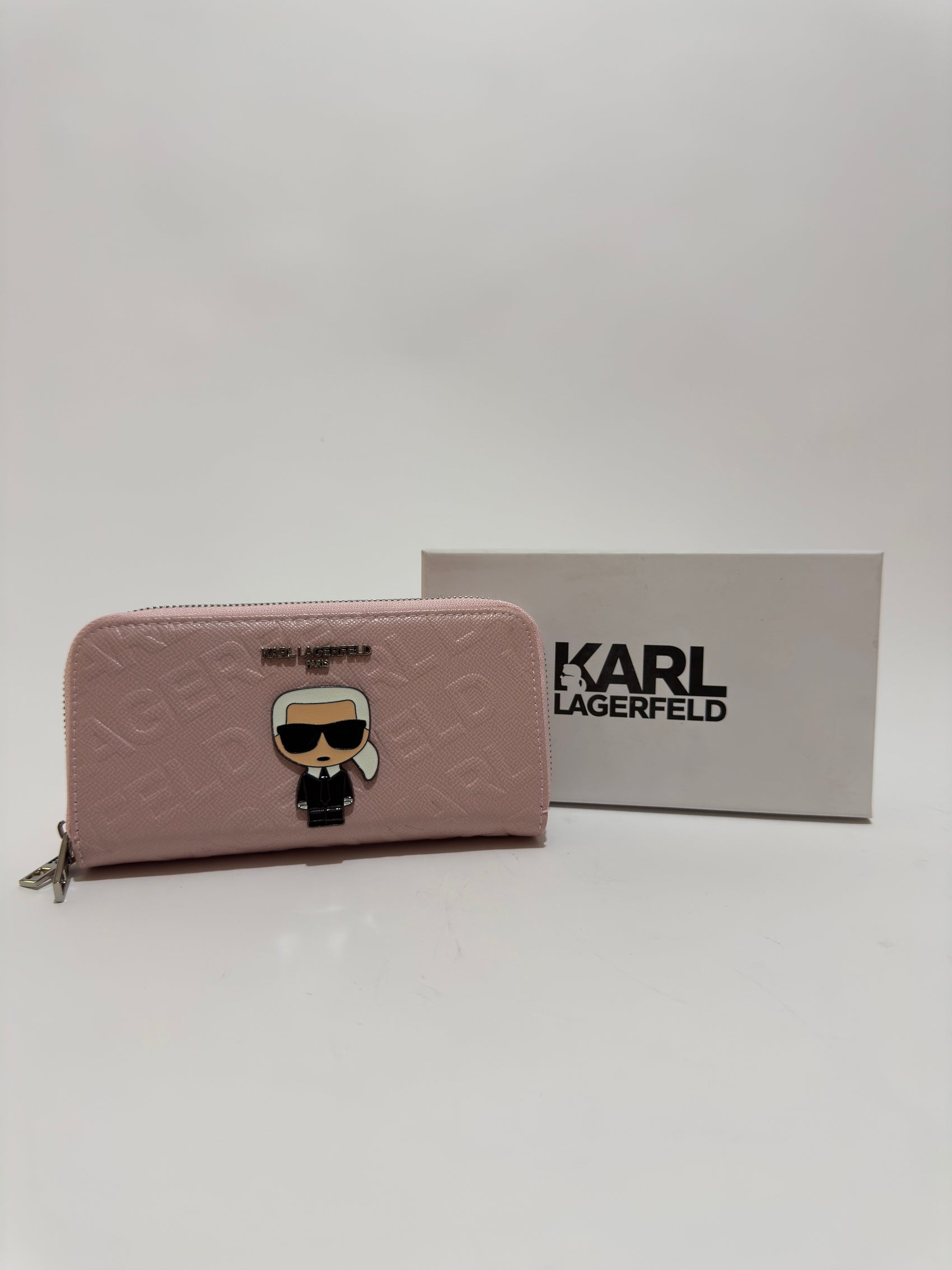 Karl Lagerfeld Paris K/Ikonik Large Zip-Around Wallet