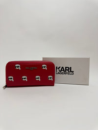 Karl Lagerfeld Paris K/Ikonik Large Zip-Around Wallet