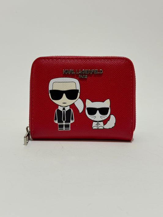 Karl Lagerfeld Paris Small Zip-Around Wallet