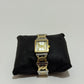 Guess Women's Square Crystal Analog Watch — Two-Tone Chain Bracelet