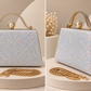 Elegant Pearl Handle Evening Bag