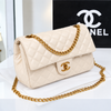 Chanel Quilted Flap Bag with Gold-Tone Chain