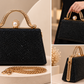 Elegant Pearl Handle Evening Bag