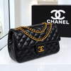 Chanel Quilted Flap Bag with Gold-Tone Chain