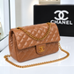 Chanel Quilted Flap Bag with Gold-Tone Chain
