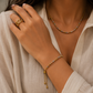 Tri-Color Disc Bracelet — Gold, Rose Gold & Silver