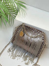 Stella Mccartney Black Chains Fringed Falabella Mini Bag