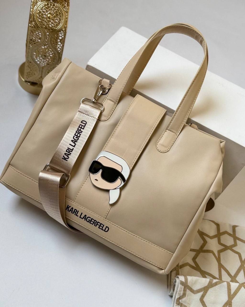Karl Lagerfeld K/Ikonik Tote Bag