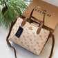 Coach Mini Tote — Horse & Carriage Print