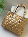 Valentino Bags Ocarina Diamond Quilt Tote